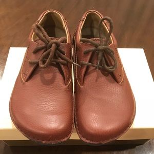 Birkenstock leather shoes, sz 7, NWOT , Brown